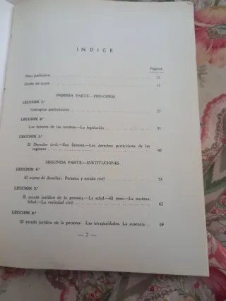Introducción al derecho civil y otro