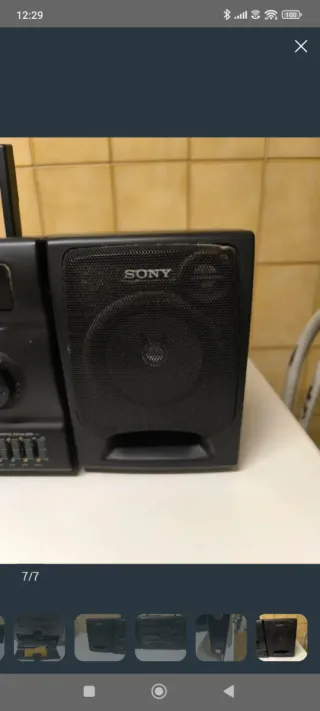 Mini cadena Sony con altavoces Minicadena SONY CFS