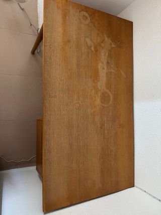 Mesa estudio vintage madera años 50