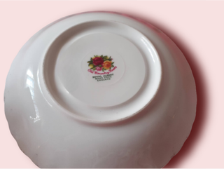 6 Tazas Platillos Lechera, Azucarero Royal Albert