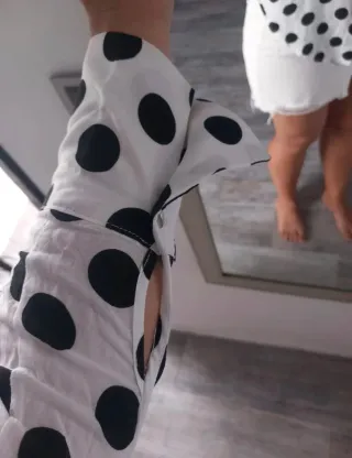 Camisa lunares Mango Talla S