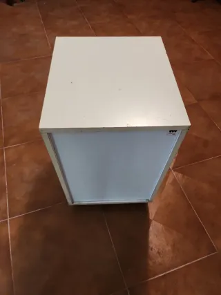 Cajonera archivador vintage madera y metal