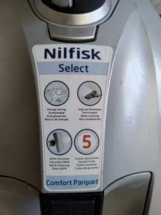 Aspiradora Nilfisk Select Plata