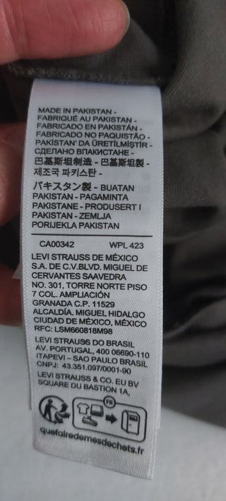 Camiseta Levi's Gris Talla M