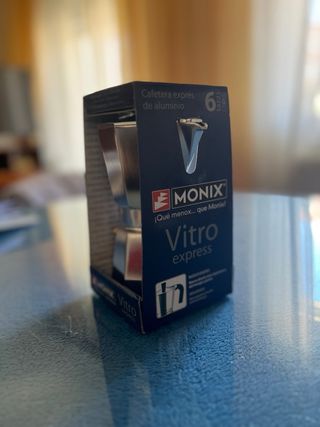 Cafetera Italiana Monix 6 Tazas Nueva