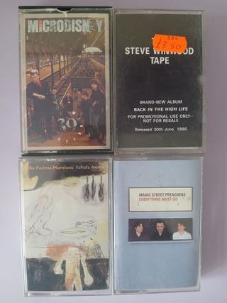 22 casettes rock varios