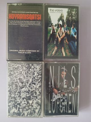 22 casettes rock varios