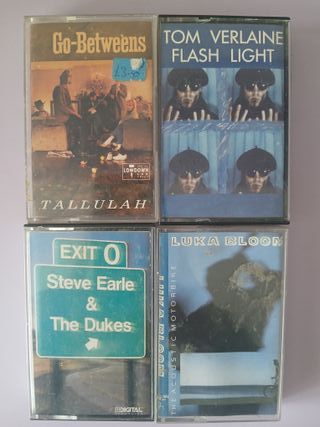 22 casettes rock varios
