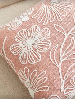 2Ud.Fundas para Cojínes de 45x45.Bordado Florales