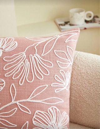 2Ud.Fundas para Cojínes de 45x45.Bordado Florales