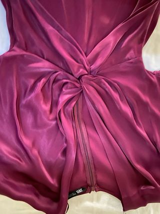 Vestido Zara Morado Talla XS