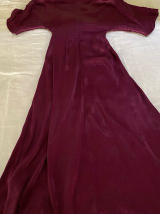 Vestido Zara Morado Talla XS