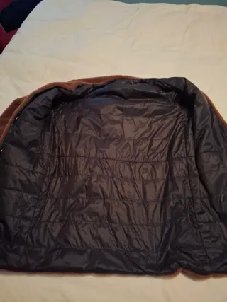 Abrigo peluche marrón