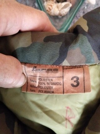 Chaquetón Militar Gore-Tex Camuflaje