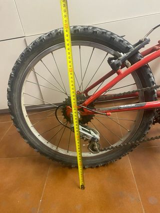 Bicicleta Infantil Roja Decathlon 6-8 años