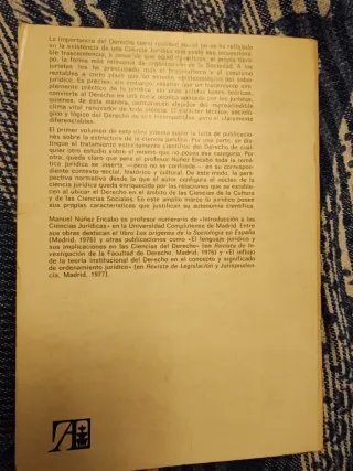 Introducción al estudio del Derecho (I) 1979