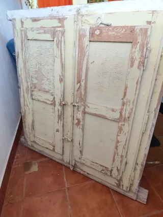 Ventana antiguo madera puertas