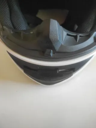 Casco de moto LS2 blanco