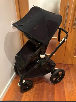 Bugaboo Fox Silla y Capazo Negro