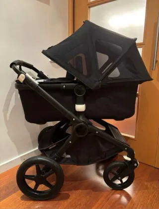 Bugaboo Fox Silla y Capazo Negro