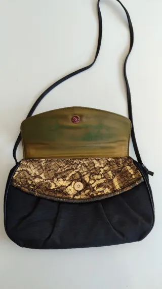 Bolso Vintage Silvano Biagini Piel Serpiente