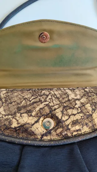 Bolso Vintage Silvano Biagini Piel Serpiente