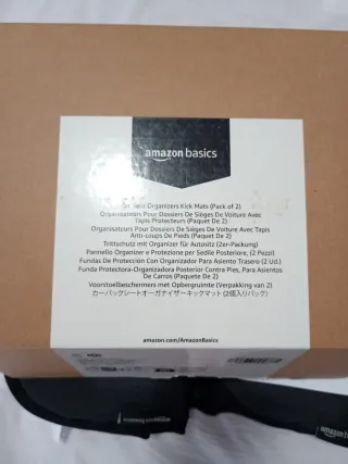 Organizador Asiento Coche (2 Unidades) Amazon