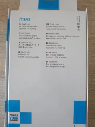 Sillín Pro Stealth 142mm Blanco