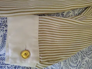 Camisa elegante de rayas para mujer