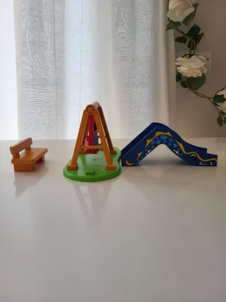 Playmobil Parque Infantil Columpio y Tobogán