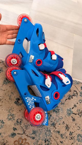 Patines Oxelo Talla 26-28 Azul y Rojo