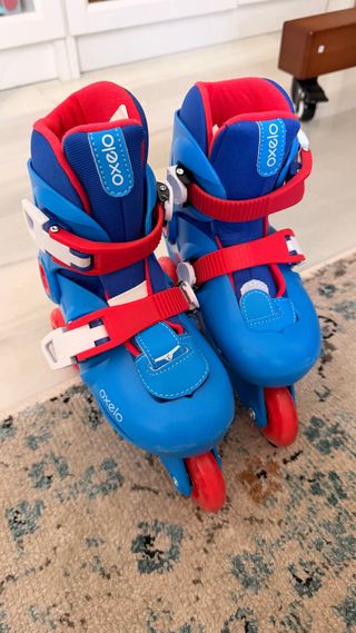 Patines Oxelo Talla 26-28 Azul y Rojo
