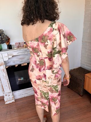 Vestido de fiesta floral talla L