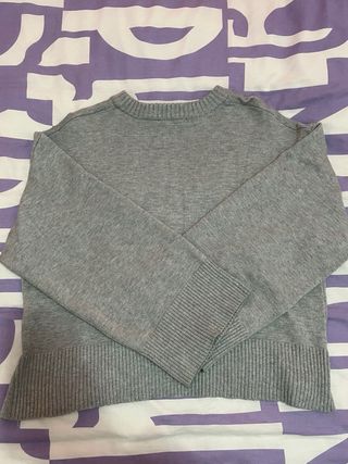 Jersey gris manga ancha