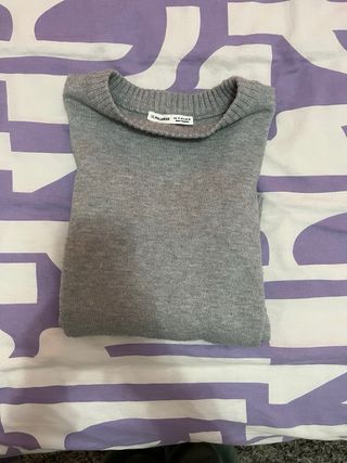 Jersey gris manga ancha
