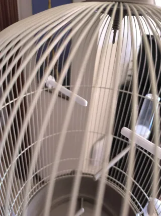 Jaula para pájaros con pie