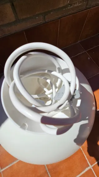 Lámpara Techo Ikea 360+Brasa Metal Blanca