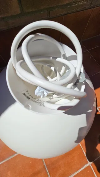 Lámpara Techo Ikea 360+Brasa Metal Blanca