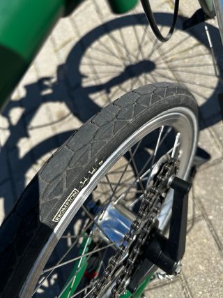 Bicicleta Plegable Brompton Verde