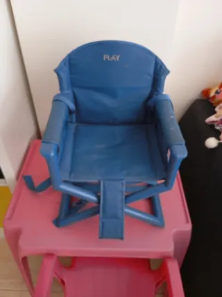 Trona de bebé azul PLAY