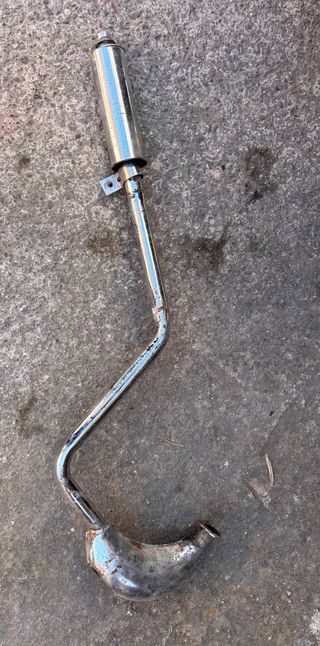 Manillar y eje delantero/trasero moto minicross