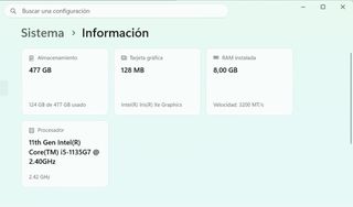 Portátil Lenovo IdeaPad 3 i5 8GB 512GB SSD Gris
