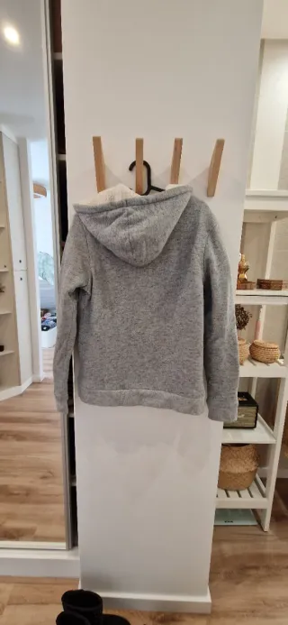 Chaqueta Roxy borreguito gris