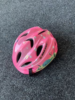 Casco Bicicleta Infantil Rosa Dibujos 48-56cm
