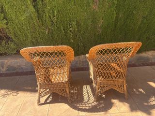 2 Sillones de Mimbre