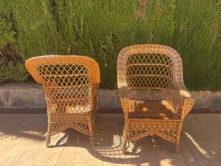 2 Sillones de Mimbre