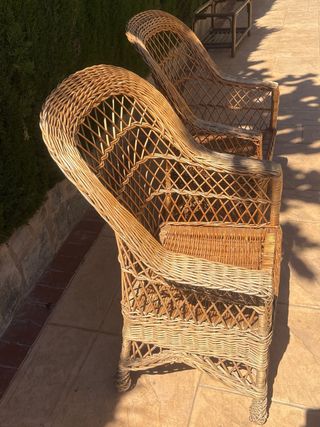 2 Sillones de Mimbre