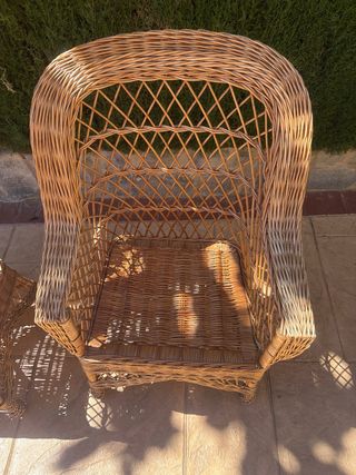 2 Sillones de Mimbre