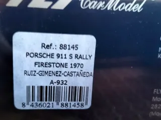 Porsche 911S 1970 Fly Car Model Slot