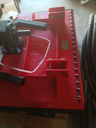 Desbrozadora cadenas tractor pequeño